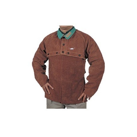 Weldas Alliance Premium Leather Cape Sleeves, Size: 2XL, Color: Lava Brown 44-7800XXL